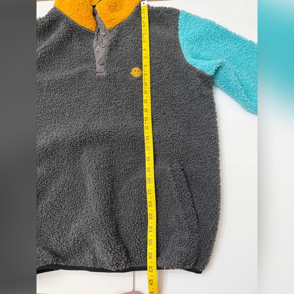 Dutch Bros Unisex Colorblock Sherpa Pullover Sweater - L - Picture 8 of 8